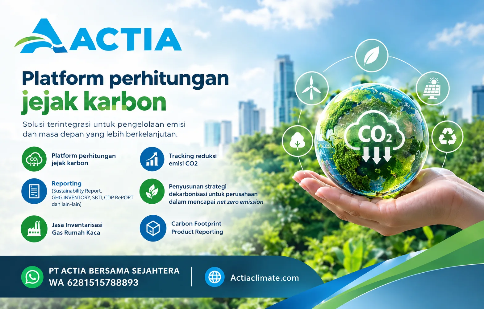 Menghitung Jejak Karbon, Actia Climate,